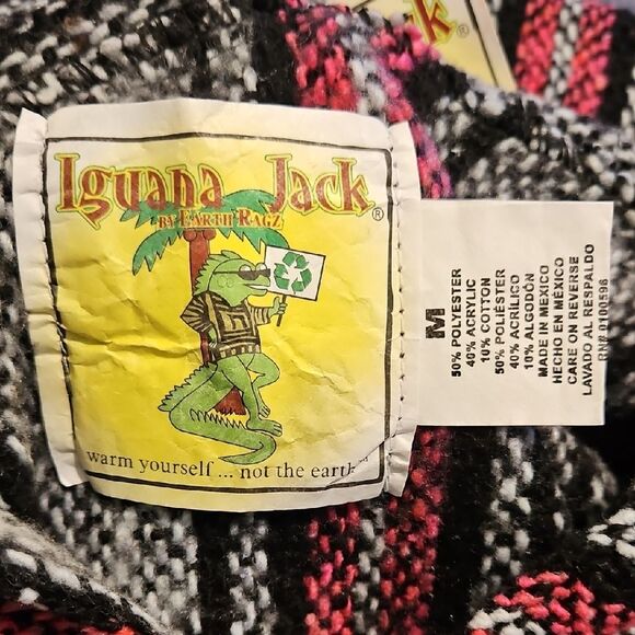 Iguana baja pastel unisex hoodie Medium - Picture 5 of 5